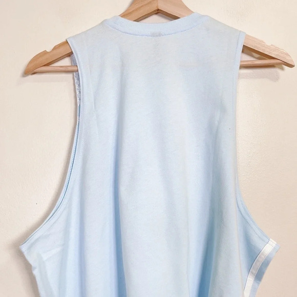 ADIDAS | NEW HS CR GRAPHIC BIKER TANK IN LIGHT BLUE - Picture 7 of 10